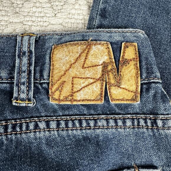 Rusty Vintage Jeans Men’s 38×30 Straight Baggy 90s / Y2K Blue Denim - Picture 1 of 12